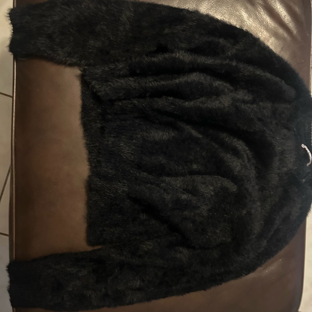 Black Fuzzy Sweater